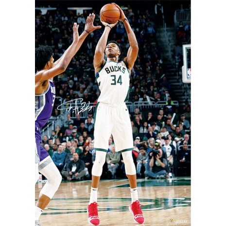 Bộ 8 tấm poster HD hình ngôi sao nổi tiếng Giannis Antetokounmpo