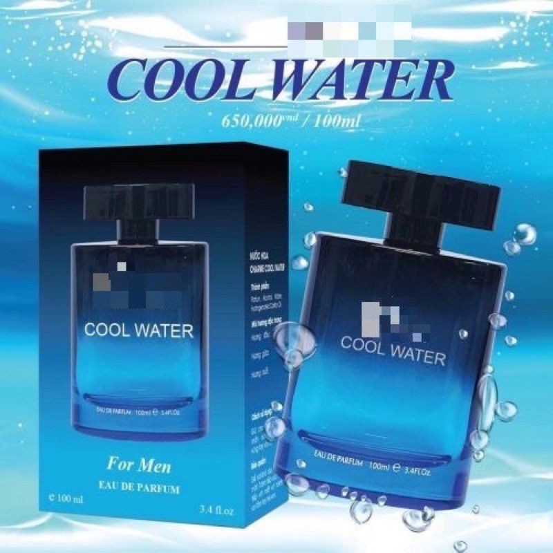 CHÍNH HÃNG - NƯỚC HOA NAM COOL WATER – SẢNG KHOÁI ĐẦY NAM TÍNH (100ML) - MẪU MỚI NHẤT