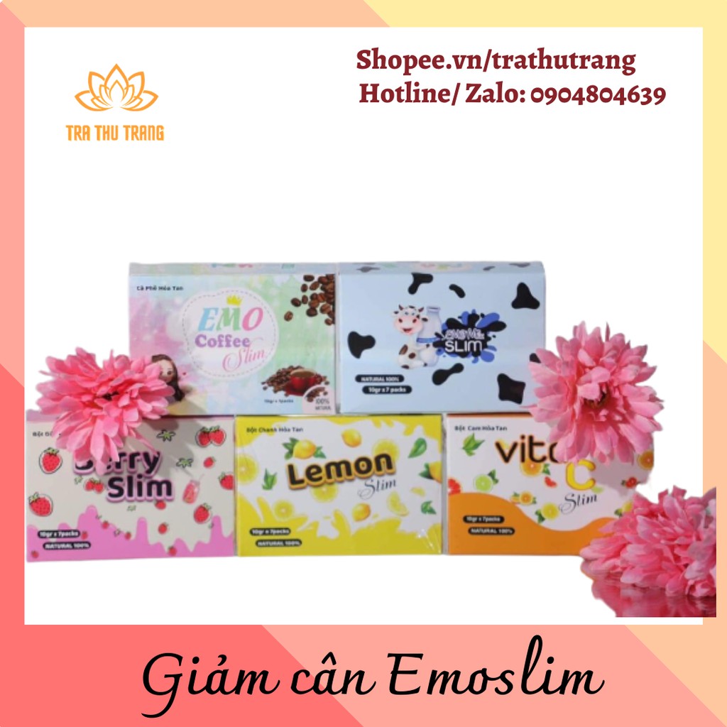 [EMOSLIM] nước trái cây nhiều vị giam can
