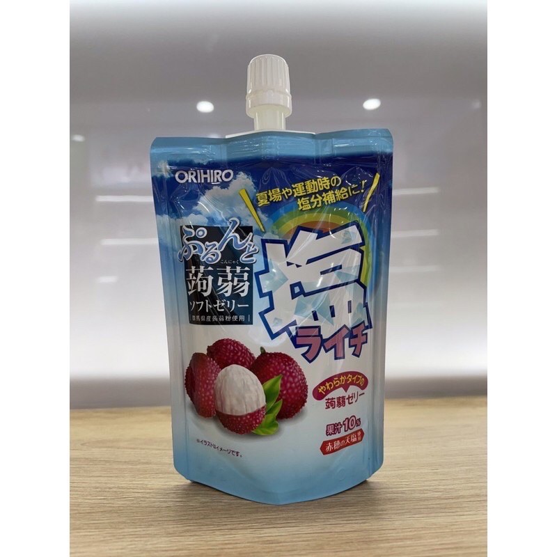 Thạch trái cây Orihiro gói nhỏ 6 cái/gói (vị nho xanh, nho tím, vị vải) | BigBuy360 - bigbuy360.vn