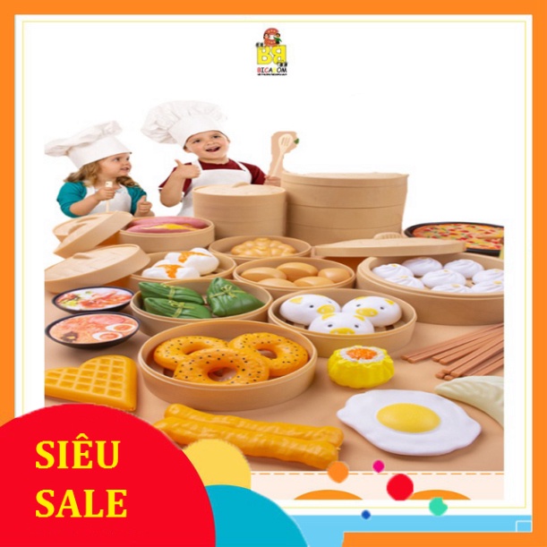 Đồ chơi nấu ăn 88 chi tiết cho bé gái mini siêu rẻ nhập vai đầu bếp Bc38