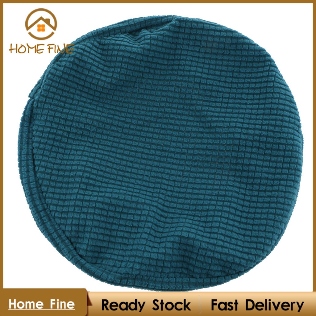 Vải Bọc Ghế Hình Tròn Màu Xanh Đậm 30-38cm