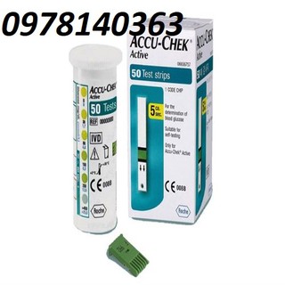 QUE THỬ ĐƯỜNG HUYẾT ACCU-CHEK ACTIVE 50 QUE date th6 năm 2025