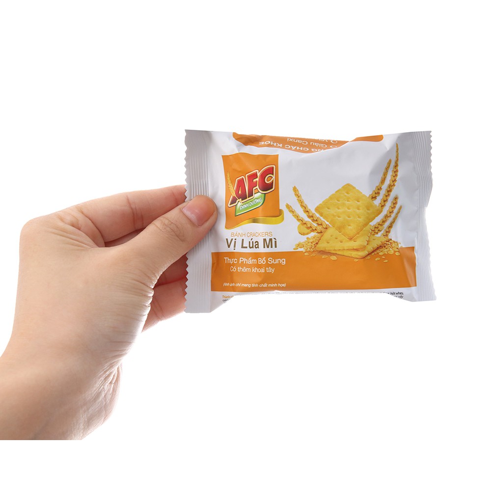 Bánh Qui Mặn AFC các vị 200g (8 gói*25g)