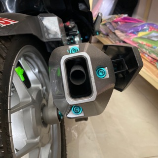 Compo 5 ốc Titan GR5 gắn đuôi bô, vĩ bô