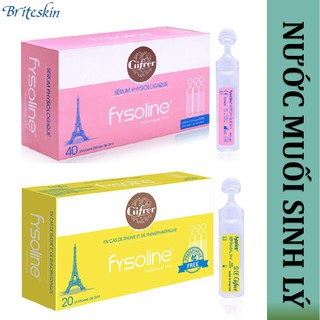 Fysoline - nước muối sinh lý kiểu Pháp - Hỗ trợ nghẹt mũi , viêm mũi , xổ mũi