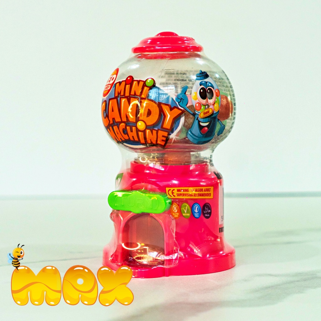 Máy Bán Kẹo Mini Candy Machine , Kẹo Đồ Chơi Cho Bé 35gr Vị Hoa Quả Zed Candy BeeMax