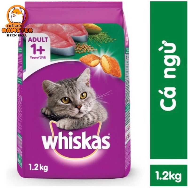 Thức ăn Mèo whiskas 1,2kg