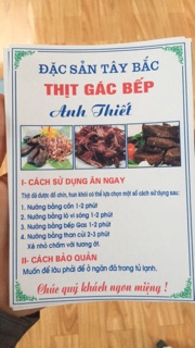 Thịt Trâu Gác Bếp Điện Biên