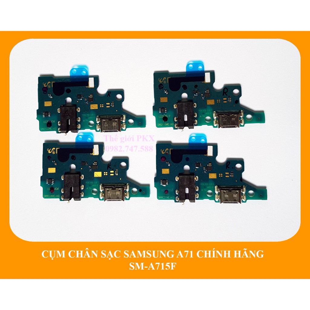 Cụm sạc Samsung Galaxy A71 chính hãng A715F | Cụm đuôi sạc, tai nghe, Micro Samsung A71
