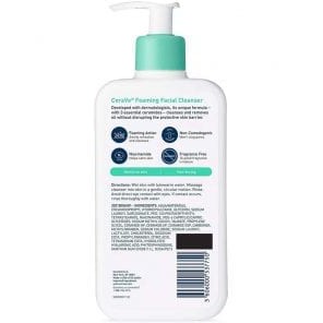 [Mã 66FMCGSALE hoàn 8% xu đơn 500K] SỮA RỬA MẶT CERAVE FOAMING FACIAL CLEANSER [ BẢN PHÁP ]