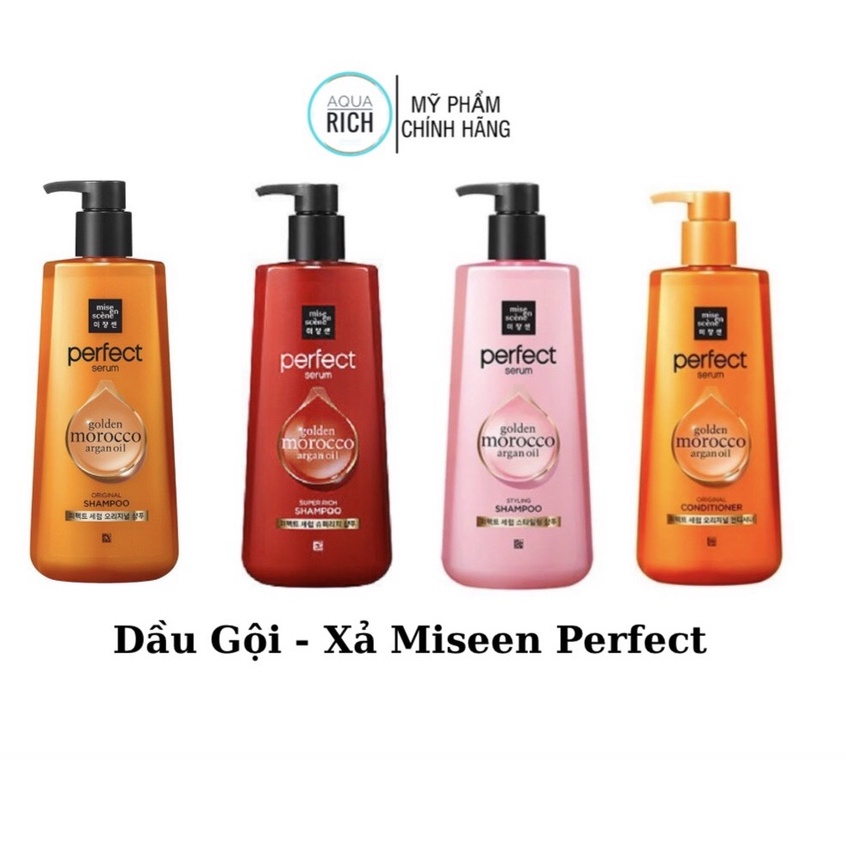 Dầu Gội + Xã Miseen Scence 680ml Đủ Loại