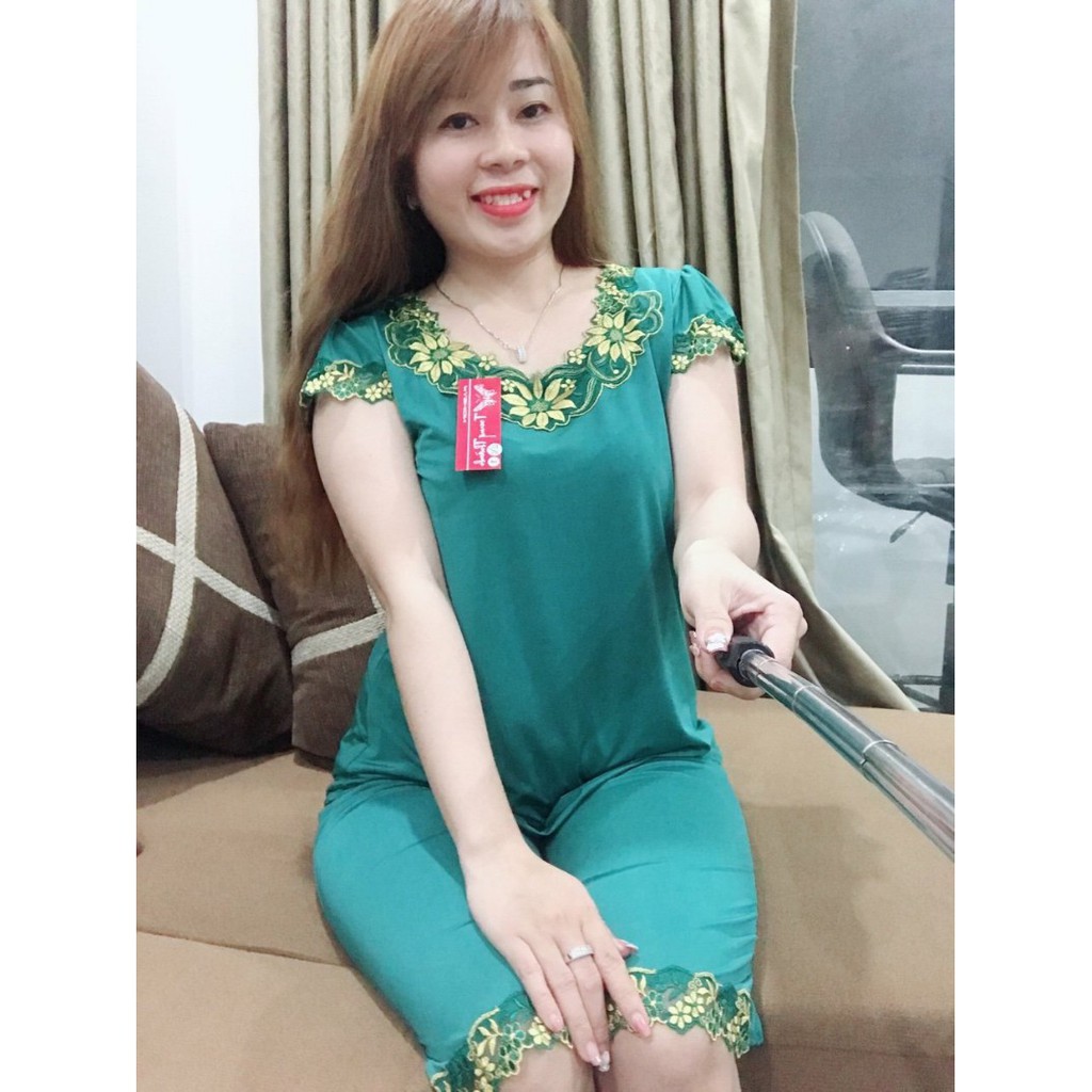 BỘ ĐỒ LỬNG THUN LẠNH VIỀN REN size 48kg đến 75kg | BigBuy360 - bigbuy360.vn