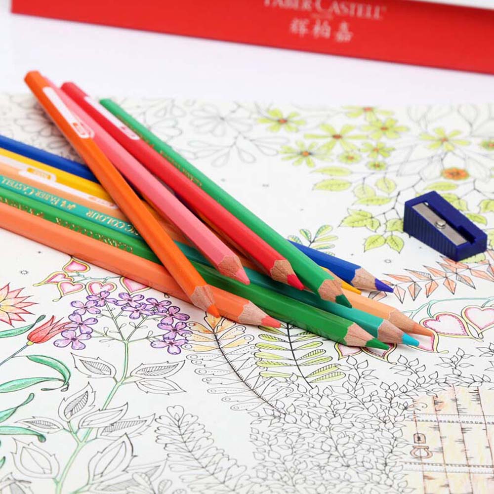 FABER CASTELL Bút Chì Màu Sắc Cầu Vồng 36 / 48 / 72 Màu