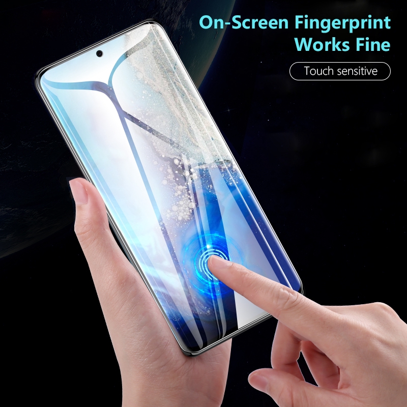 Kính cường lực cong bảo vệ màn hình cho Samsung Galaxy S20 S20Plus S20 Ultra
