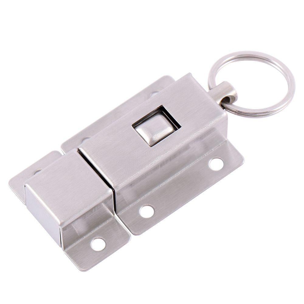 Bu Lông Cửa Dài 3 Inch Bằng Thép Không Gỉ Có Nút Cài Tiện Dụng