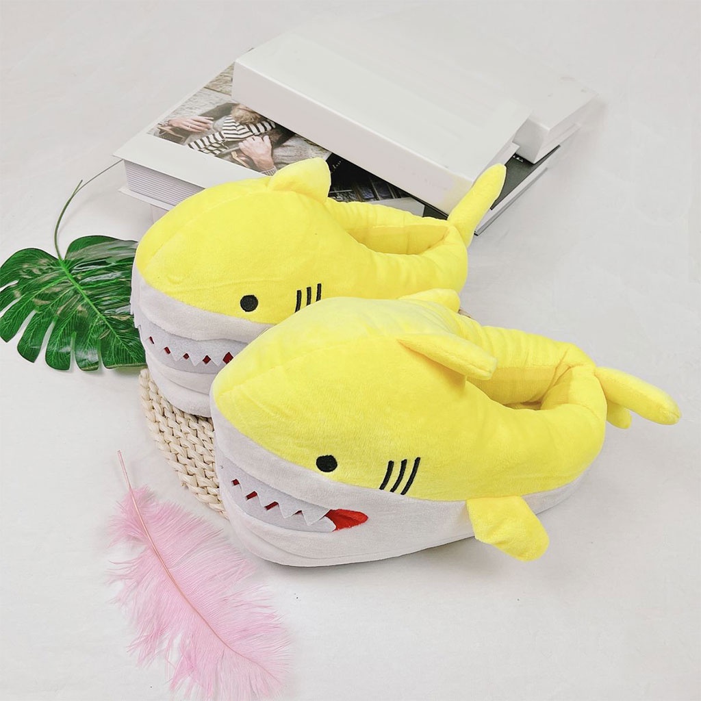 Dép bông đi trong nhà hình cá mập vui nhộn