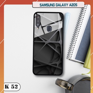 Ốp lưng kính cường lực cho điện thoại Samsung Galaxy A20s