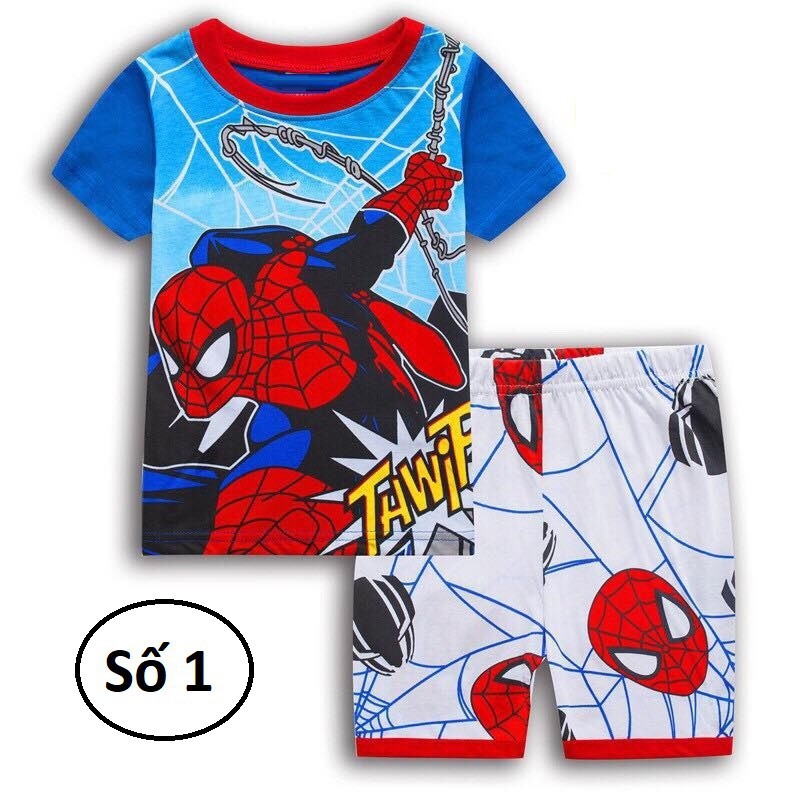 Bộ thun siêu nhân nhện SPIDER MAN