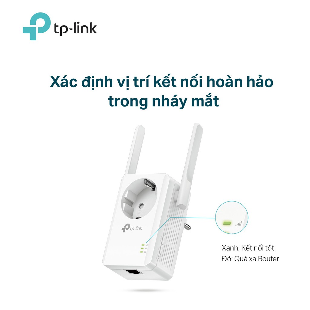 Bộ Kích Sóng Wifi TPLINK TL-WA860RE - Tích hợp ổ cắm điện AC | BigBuy360 - bigbuy360.vn