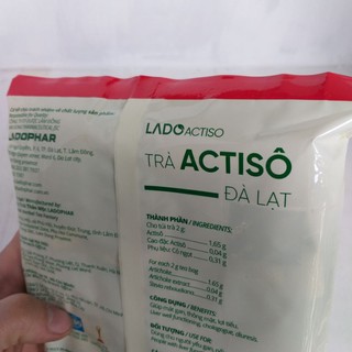 [100 túi lọc] Trà Atiso LADOPHAR