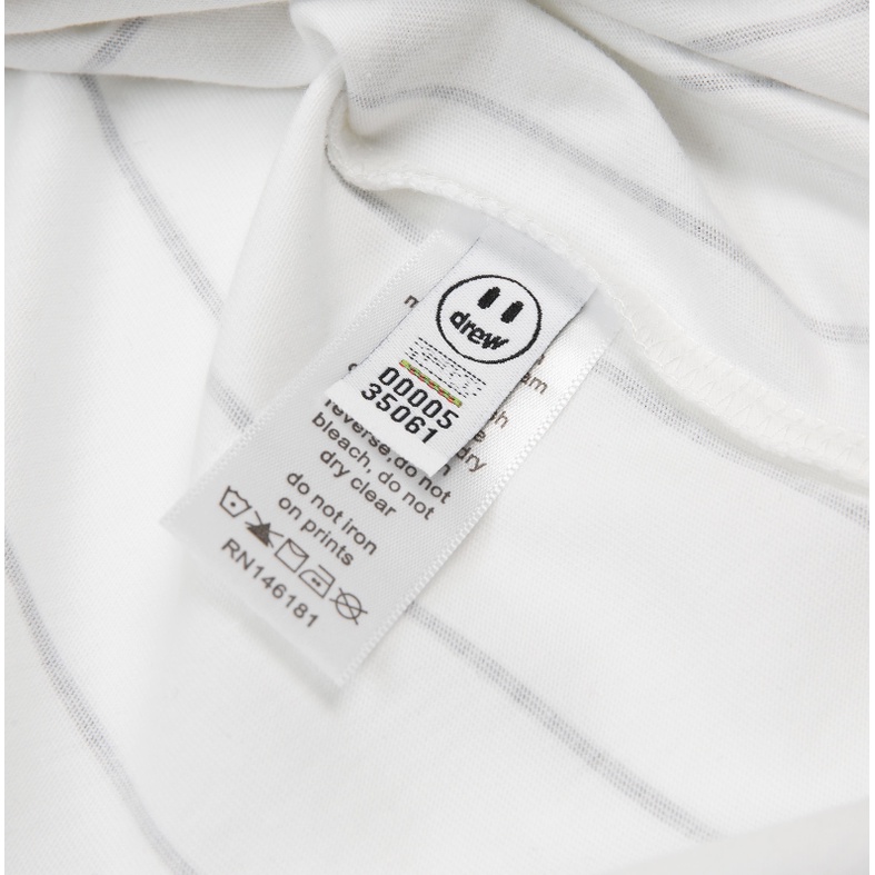 Áo Thun Tay Ngắn In Hình Mặt Cười Dr-w Phong Cách Đường Phố Cho Nam Và Nữ