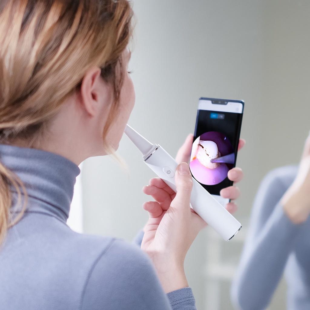 Máy lấy cao răng Xiaomi Sunuo T12 pro tích hợp camera theo dõi qua app thông minh - Minh Tín Shop