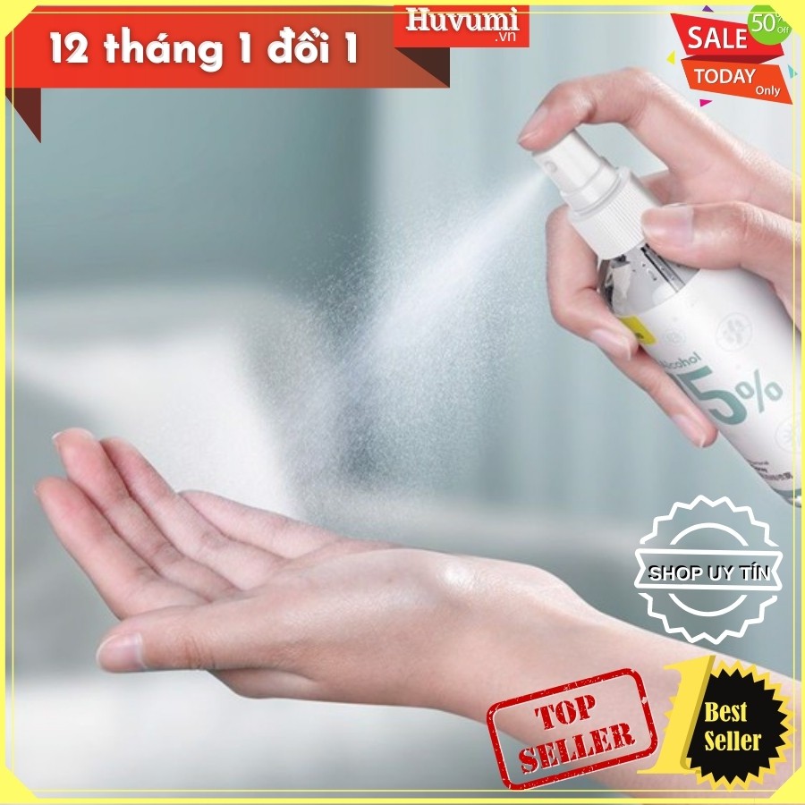 [Sẵn - Sale] Nước rửa tay diệt khuẩn Baseus Let''s Go Portable Antibacterial Alcohol Spray 120ml_LV758-12-New 100%