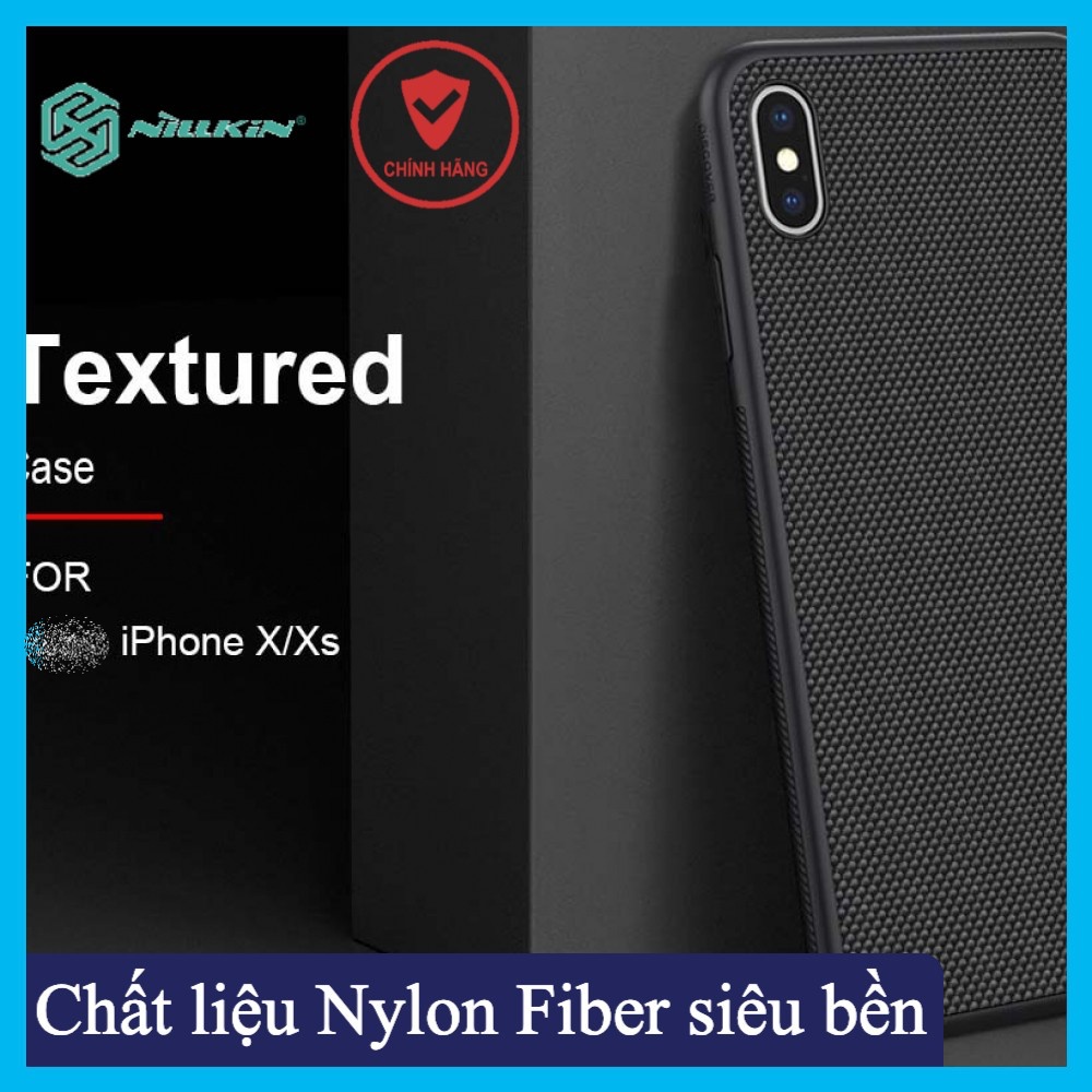 ỐP LƯNG IPHONE X - XS NILLKIN TEXTURE NYLON FIBER CHÍNH HÃNG