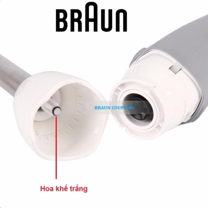 Khớp nối hoa khế trắng máy xay sinh tố cầm tay Braun