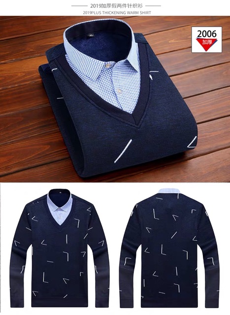 Áo sơ mi lót lông nam mã A2001-2010 hàng QCCC | BigBuy360 - bigbuy360.vn