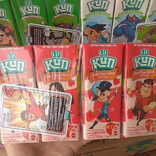 Lốc 4 hộp sữa Kun 180ml