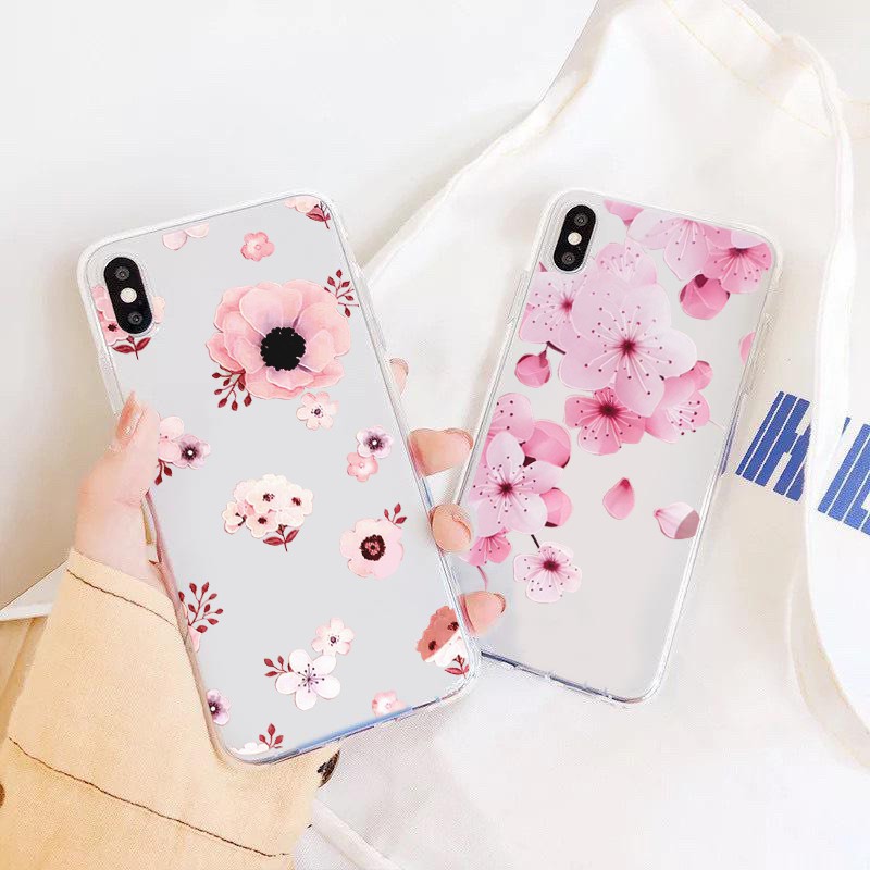 Ốp lưng iphone hình hoa đẹp 6 6S 6Plus 6S Plus 7 8 7Plus 8Plus X XSMax 11 11 Pro 11 ProMax - Infinity Case M501