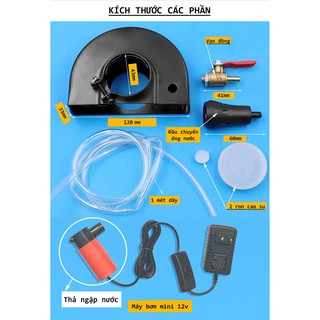BỘ BẢO VỆ VÀ TIẾP NƯỚC CHO MÁY MÀI GÓC KÈM MÁY BƠM