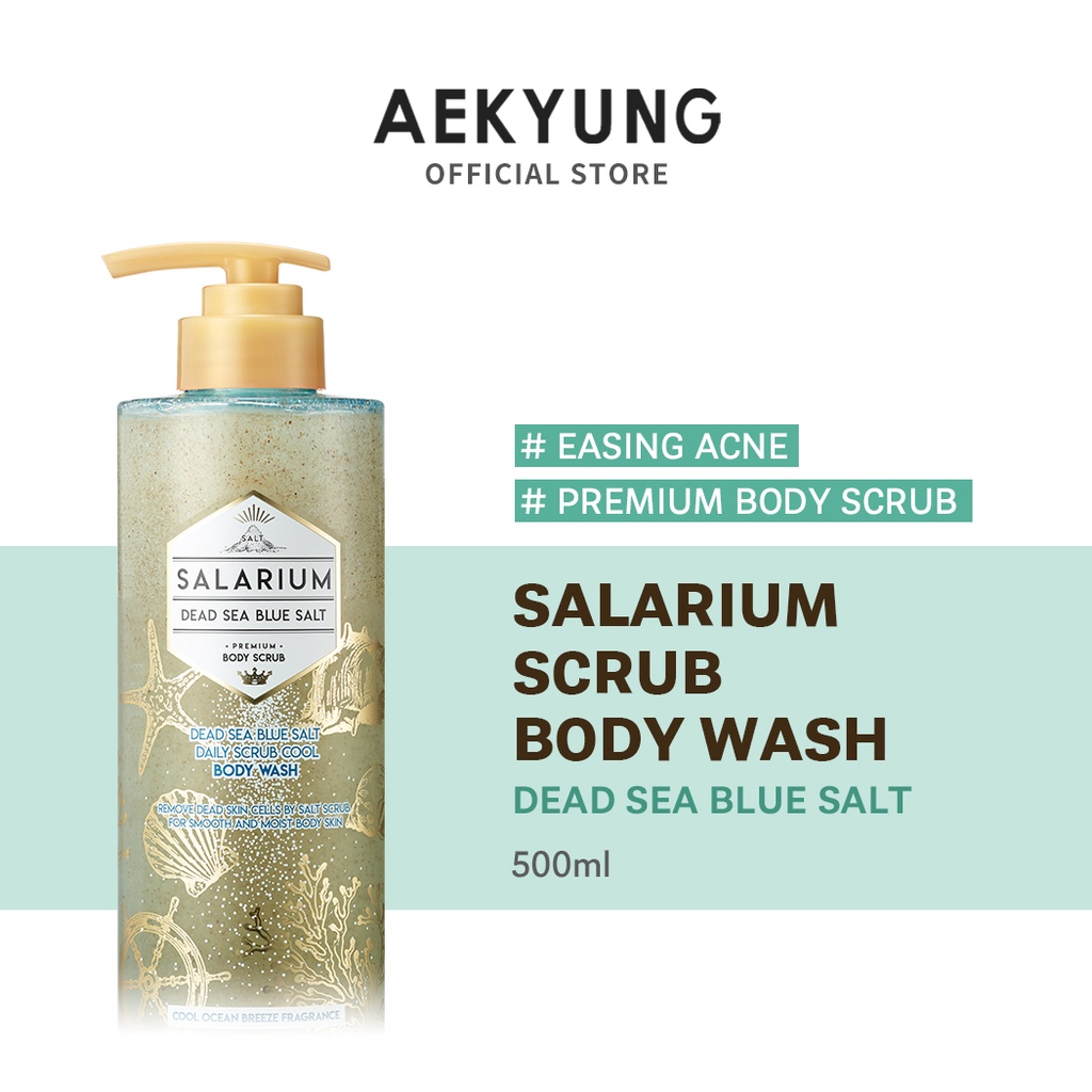 Sữa Tắm Tẩy Tế Bào Chết Salarium Blue Salt, 500ml/ chai