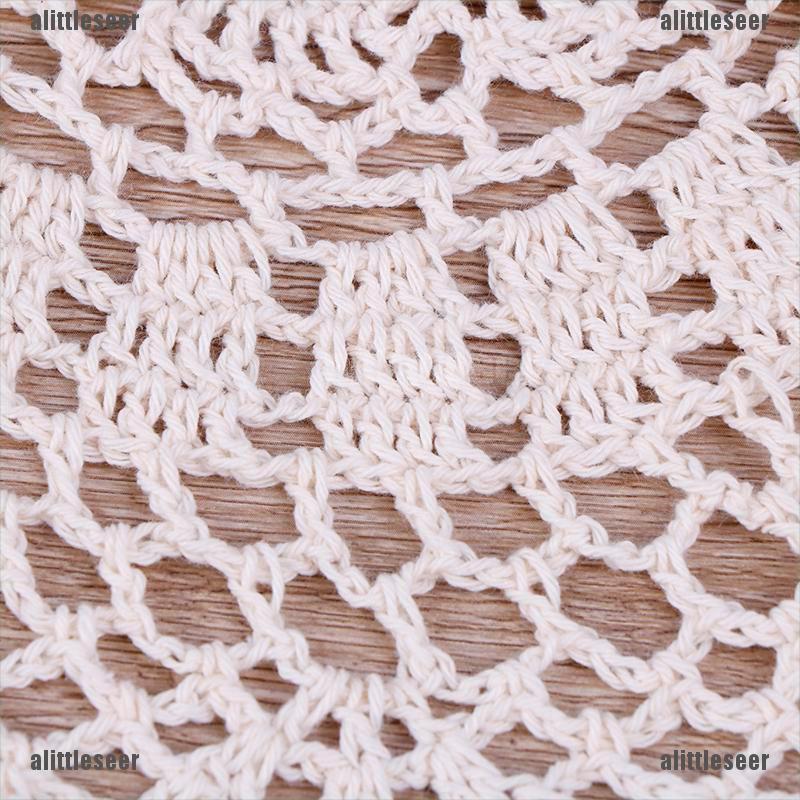 Tấm Lót Ly Bằng Cotton Đan Tay Phong Cách Giáng Sinh