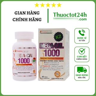 Mega cal k2 1000 - bổ sung canxi & vitamin cho cơ thể mỗi ngày