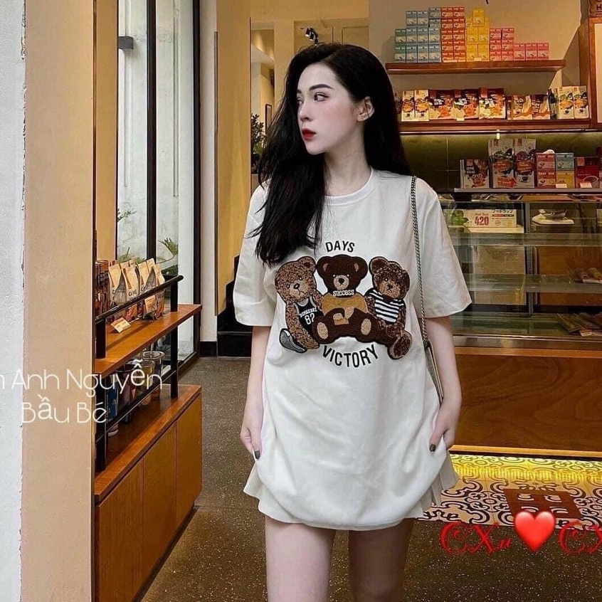 Áo Phông Chữ Thêu Mới về Siêu Hót (kèm ảnh thật)