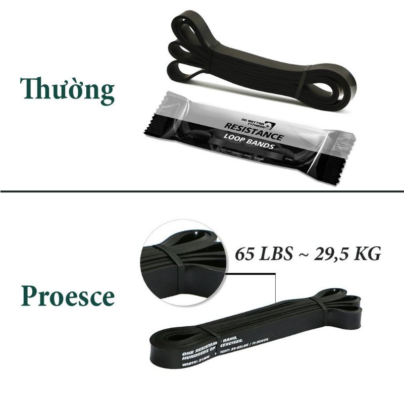 Dây đa năng hỗ trợ tập luyện power band, dây kháng lực powerband dài tập toàn thân, trợ lực lên xà