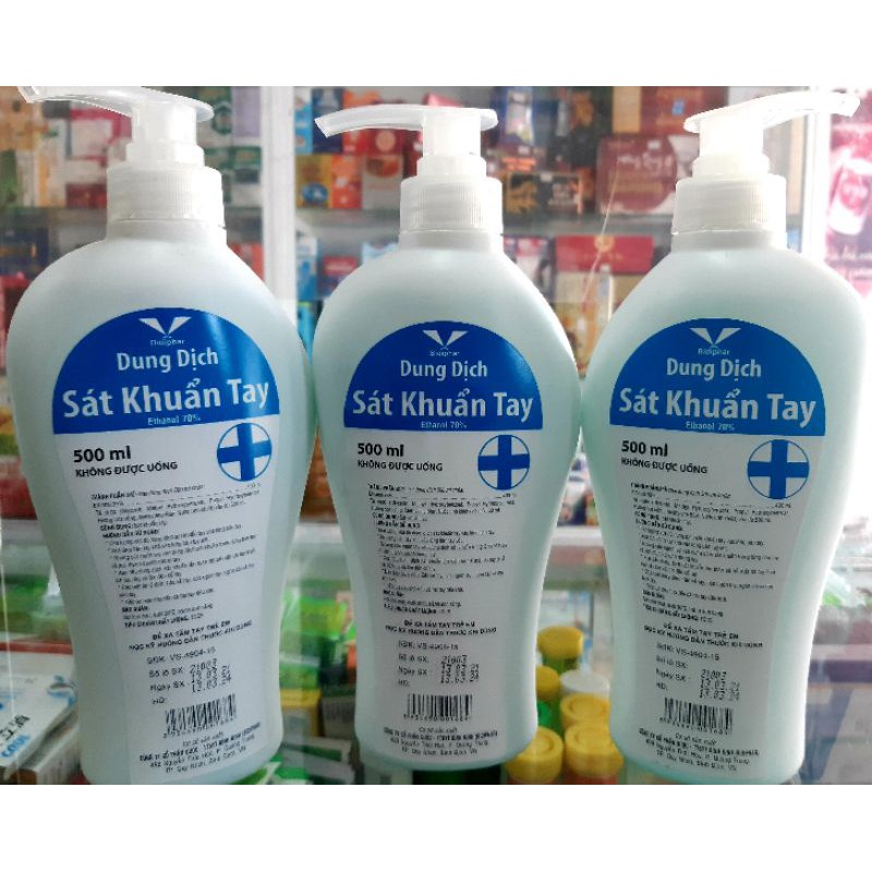 🤲🤲🤲 SÁT KHUẨN TAY BIDIPHAR 500ML