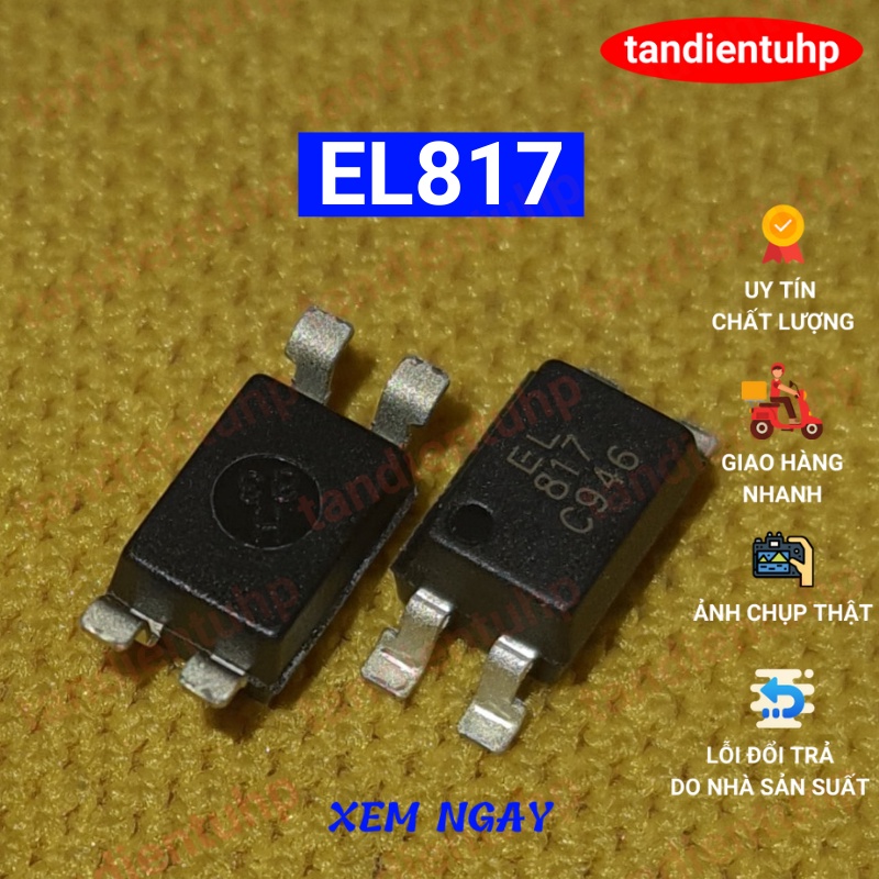 10 chiếc PC817 - 817 4 chân cắm - EL817 4 chân dán