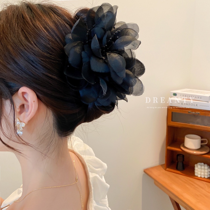 Kẹp Tóc Hình Bông Hoa Phong Cách Retro Thời Trang