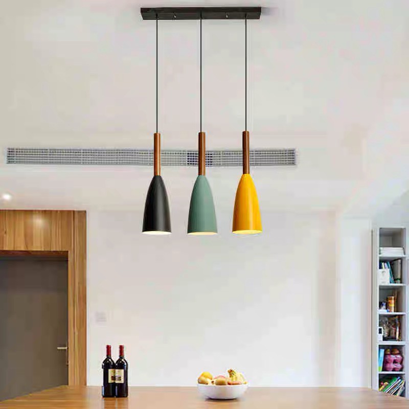 Đèn phale, đèn thả thông tầng, decor quán cafe, shop quần áo TH614