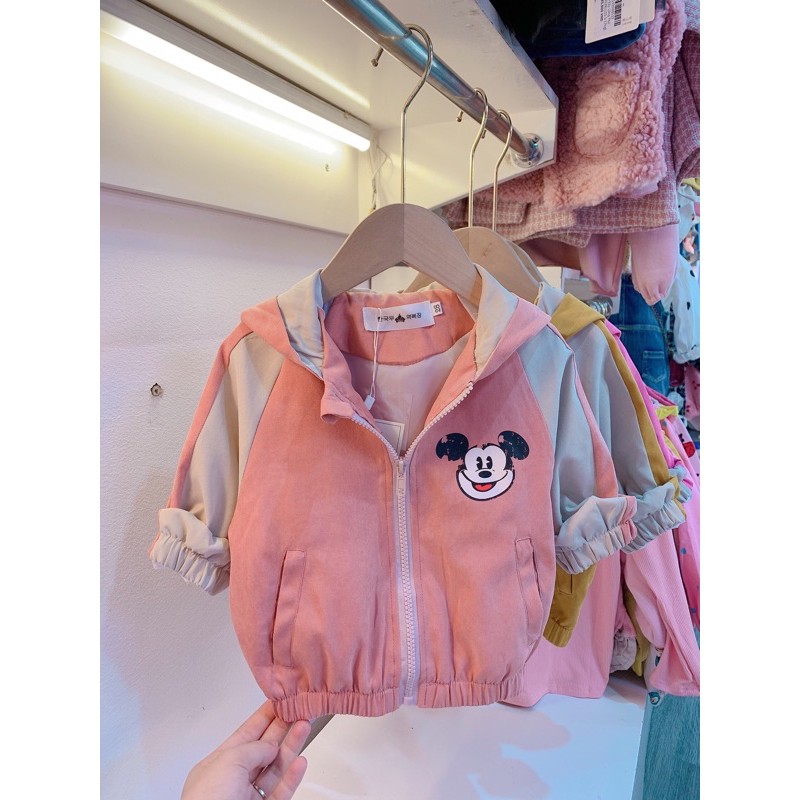 áo khoác mickey cho bé