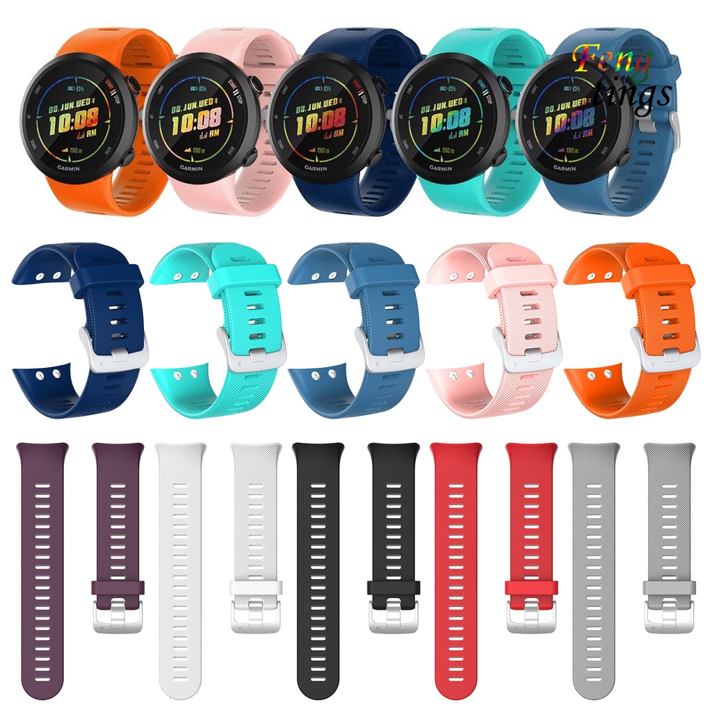 Dây Đeo Silicon Thay Thế Cho Đồng Hồ Garmin Forerunner 45 / 45s