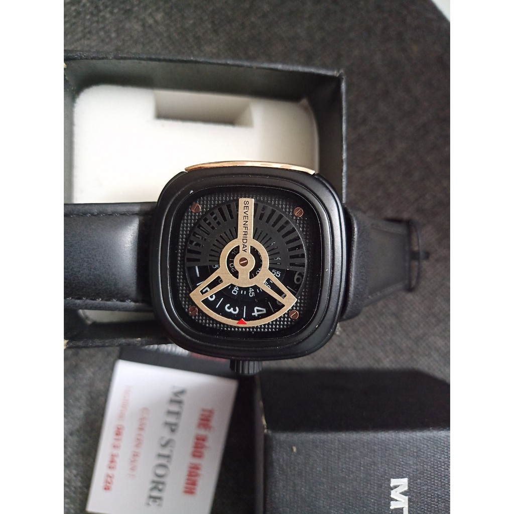 Đồng hồ Nam Seven Friday dây da độc đáo, máy nhật, bảo hành 12 tháng - Sevenfriday | BigBuy360 - bigbuy360.vn