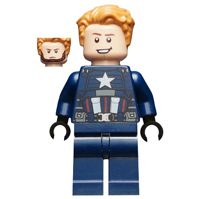 Captain America The LEGO Super Heroes Avengers minifigs - sh625 (Nhân vật Captain America)