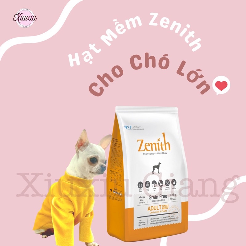 Hạt Mềm Zenith Cho Chó Mèo - Xiuxiu Giang