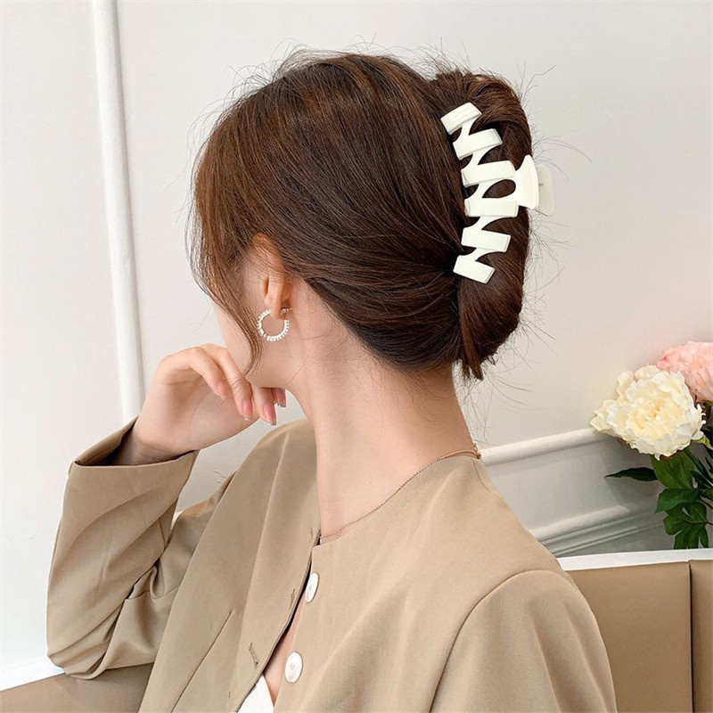 Kẹp Tóc Cỡ Lớn Mẫu Mới 2021 Phong Cách Thời Trang Mới Cho Nữ F326