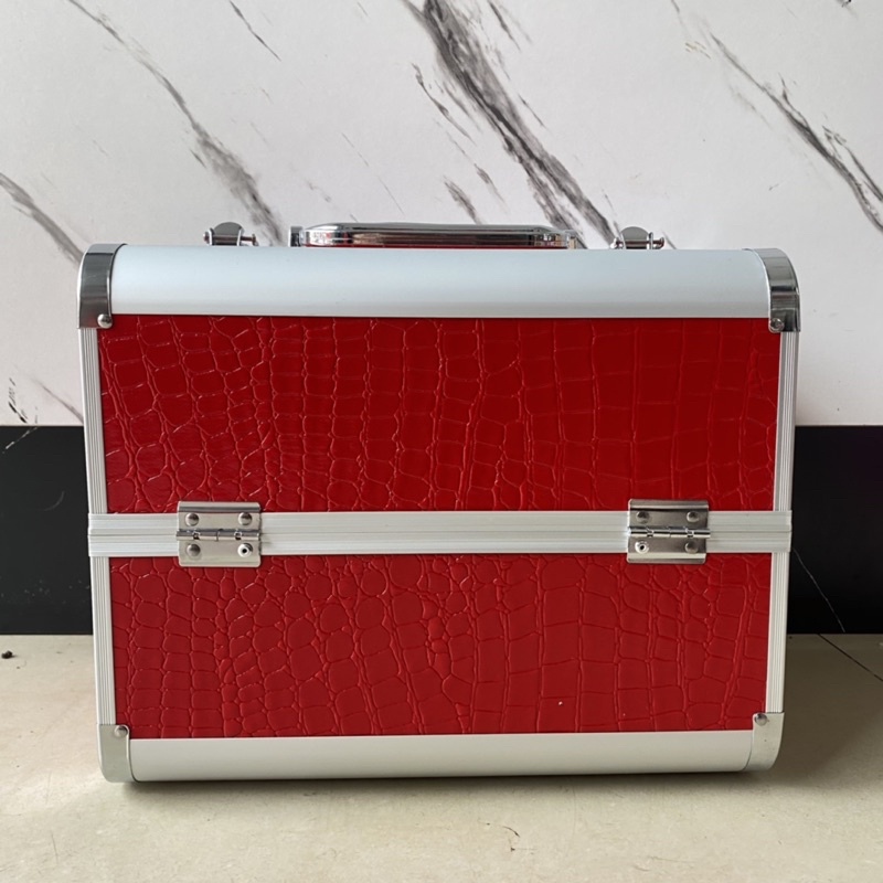 Cốp nhôm 2 tầng - cốp đựng đồ nail , nối mi , phun xăm sang chảnh